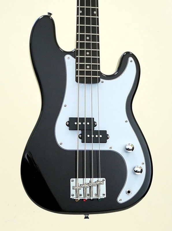 Jay Turser P-style 3 4 Size 4 String Bass Black 