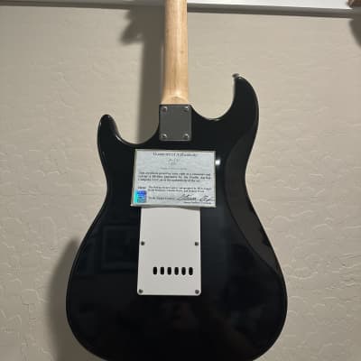 Rolling Stones signed Crescent Stratocaster Style - Certified image 2