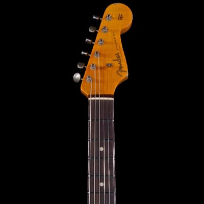Fender Custom Shop Alley Cat Stratocaster Heavy Relic HSS RW Vintage Trem Olympic White image 9