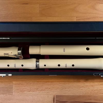 Aulos Stanesby Junior baroque flute A415 image 1