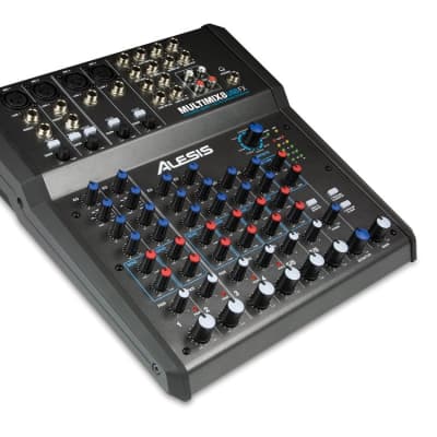 Alesis MultiMix 8 USB FX - 8-channel USB desktop Mixer with 4-XLR inputs, EQ, built-in Alesis FX and USB Stereo Output image 5