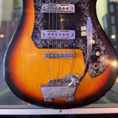 Teisco Sunburst ET-200 Checkmate Tulip image 2