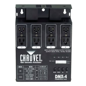 Chauvet DMX-4 Four Channel Dimmer Switch/Relay Pack