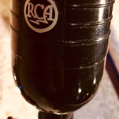 RCA Aeropressure Ml-6206-G Vintage Microphone with Stand and Baffle image 3