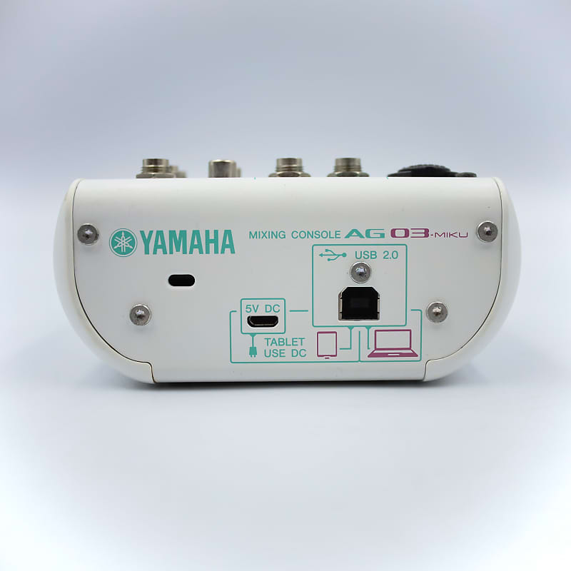 Yamaha AG03-MIKU Hatsune Miku Limited Edition Webcasting Mixer 3-Channel  USB Audio JCV001337