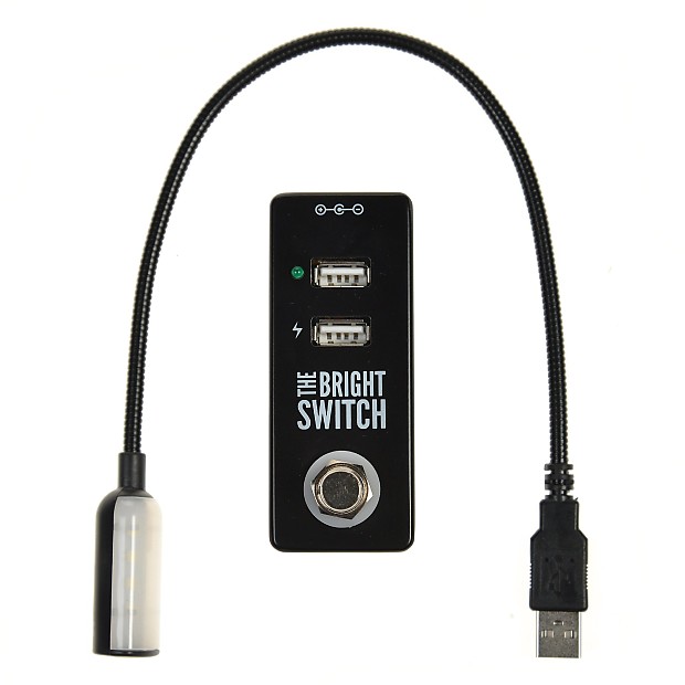 Rock Stock The Bright Switch USB Utility Pedalboard Light/Charger image 1