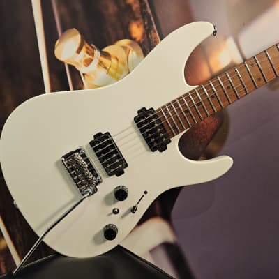 Ibanez AZ2402-PWF Prestige Guitar, Pear White Flat + Hardcase image 1