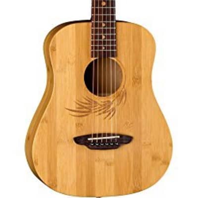 Luna Guitars Safari Bamboo 3/4 Satin Natural Acoustic Guitar Natural SAF BAMBOO image 1