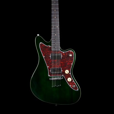 Jet Guitars JJ-350 JJ350 GR R, solid basswood body, 22 frets , roasted maple neck, Bridge Fixed, Ceramic pickups Free Setup image 7