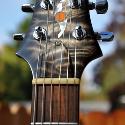 2009 Jason Z Schroeder JZS Custom Traditional SingleCut KOI Charcoal Burst Brazilian Rosewood Guitar image 11