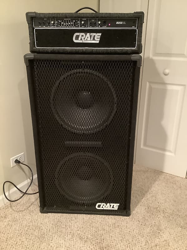 Crate B200XL Bass Amp Head + 2x15 Cabinet | Reverb