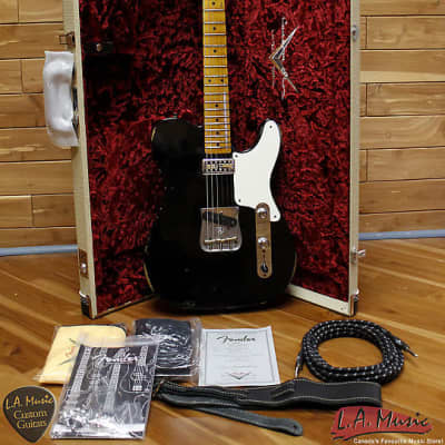 Fender Custom Shop Limited Edition Relic Tele Caballo Tono, Maple Fingerboard, Black 1510046806 image 5