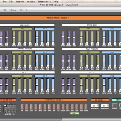 Virtual SOUND CANVAS editor / programmer - Roland SC-88 PRO