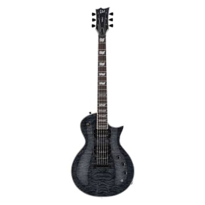 ESP LTD EC-1000 Electric Guitar w/Piezo - See Thru Black - B-Stock image 2