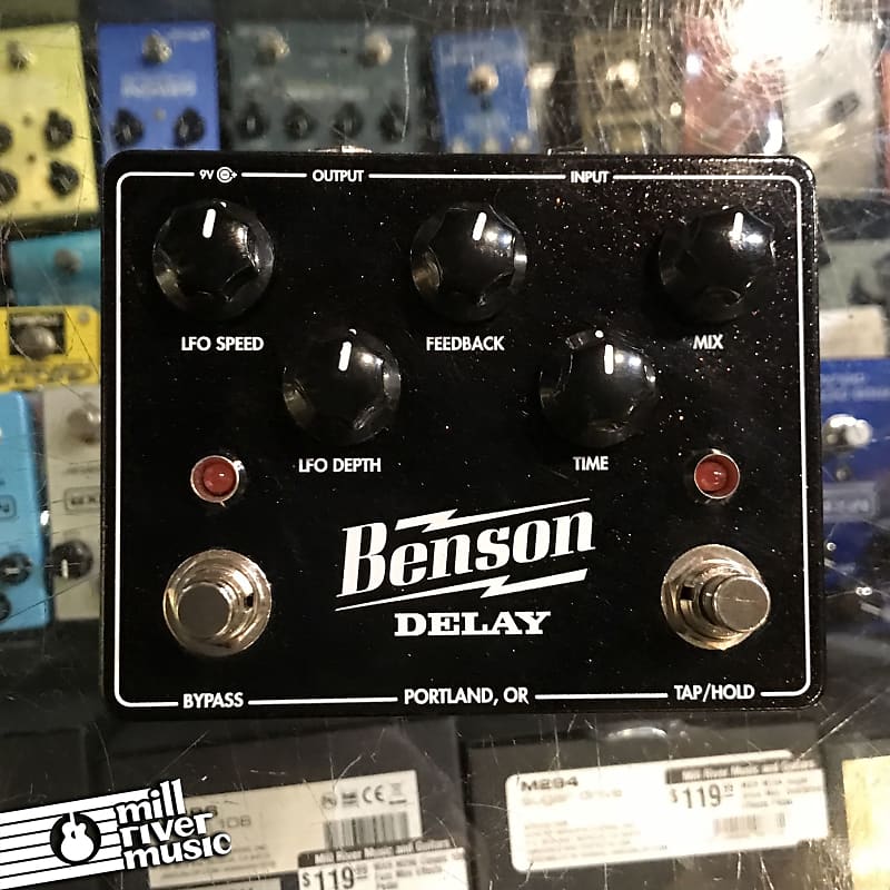 Benson Amps Delay Effects Pedal Used
