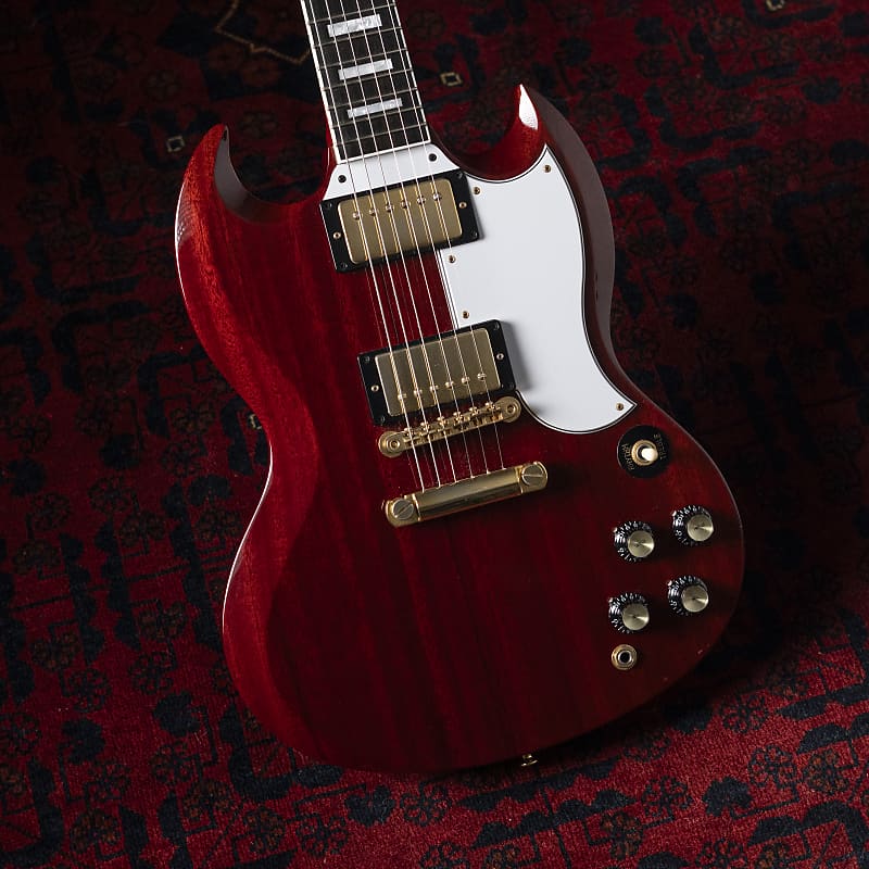 🇯🇵 2011 Bacchus BSG-CTM SG, Classic Series, Nitro Lacquer, Ebony, Gold  Hardware,Cherry Red, MIJ, Japan