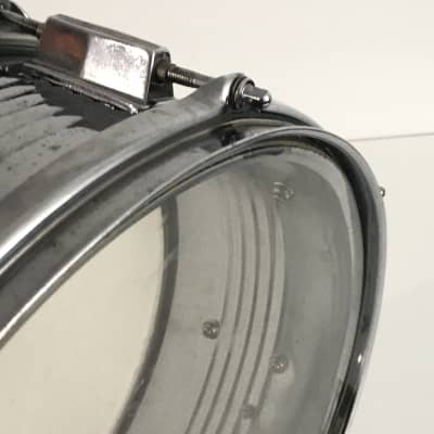Vintage Groove Percussion Metal Steel Power Snare Drum 6”x14” Rare Acoustic Drum image 9