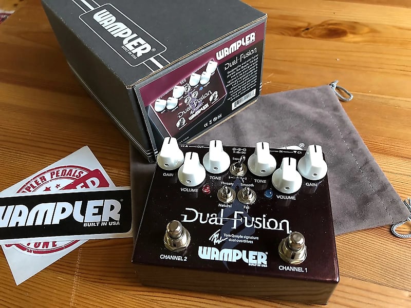 Wampler Dual Fusion V2 Tom Quayle Signature Dual Overdrive Guitar Effects Pedal -open **mint-in-box! image 1