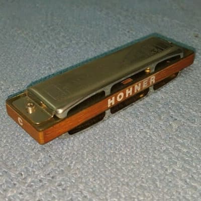 Vintage Hohner Blues Harp MS Harmonica Key of C With Case Germany Tested Working image 6