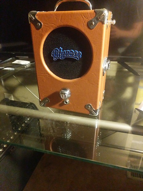 Pignose with Jensen Mod Speaker 7-100 Brown Leather/ Pignose Charger