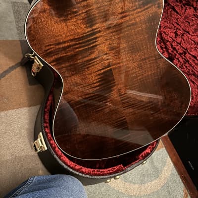 2018 Taylor 612 612e 14-fret Grand Concert Natural Brown Sugar Stained Flamed ES2 OHSC image 5