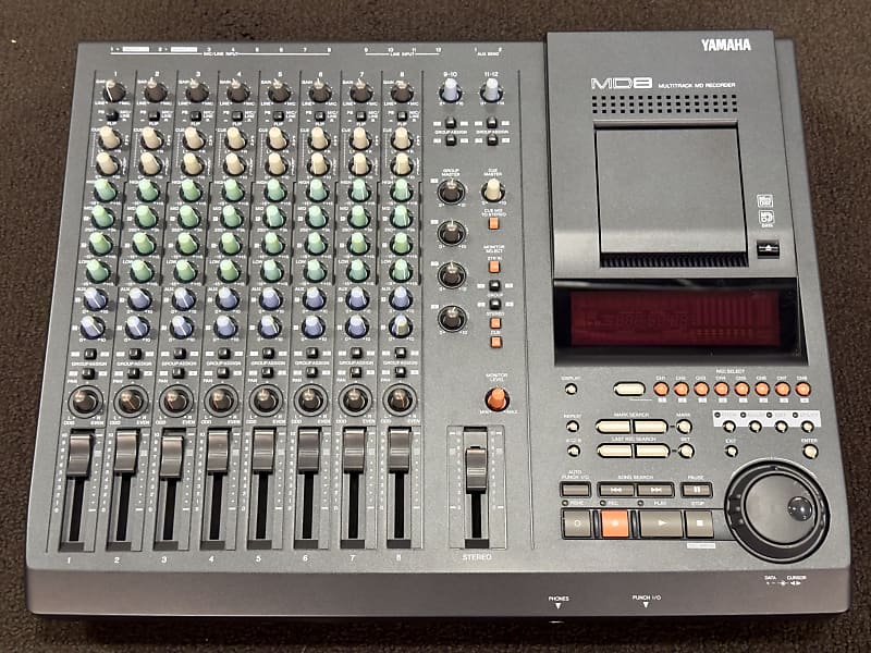 Yamaha MD8 Multitrack MiniDisc Recorder Reverb