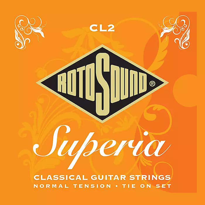 Rotosound CL2-RS Superia Classical Guitar Strings (Normal Tension) - Tie On Set image 1