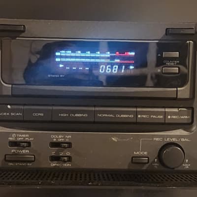 Sanyo Stereo Cassette Deck RD S21 80's | Reverb