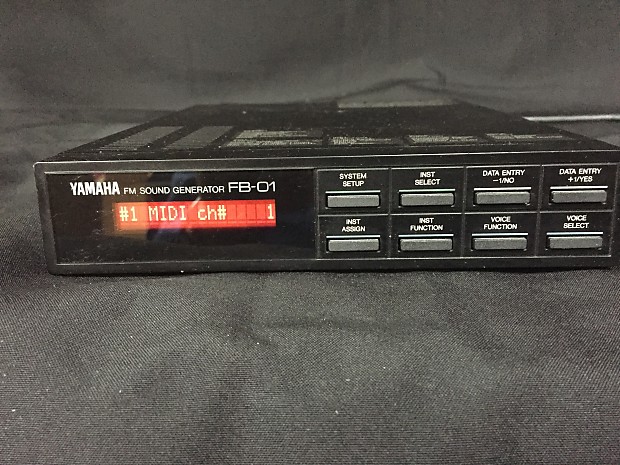Yamaha FB-01 FM Sound Generator 1980's Black | Reverb
