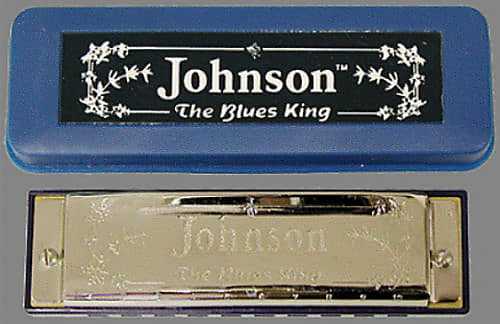 Johnson "The Blues King" Harmonica - Key of "C" image 1