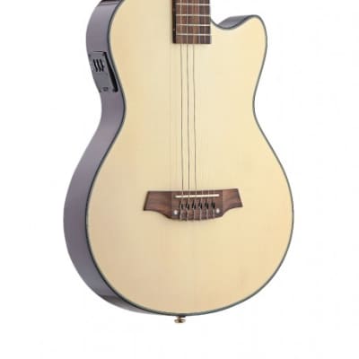 Angel Lopez EC3000CN Solid Body Electric Nylon String Guitar - Natural for sale
