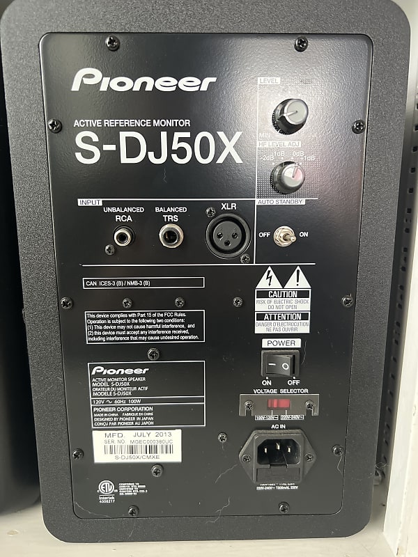 Pioneer S-DJ50x 2013 - Black | Reverb