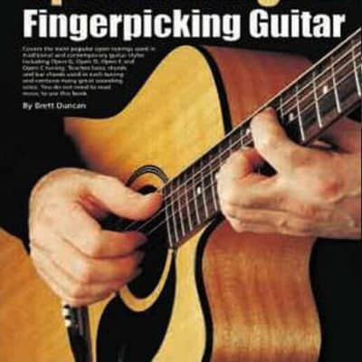 Learn How To Play Guitar - Fingerpicking Open Tuning - TAB Music Book & CD . J5 X- for sale
