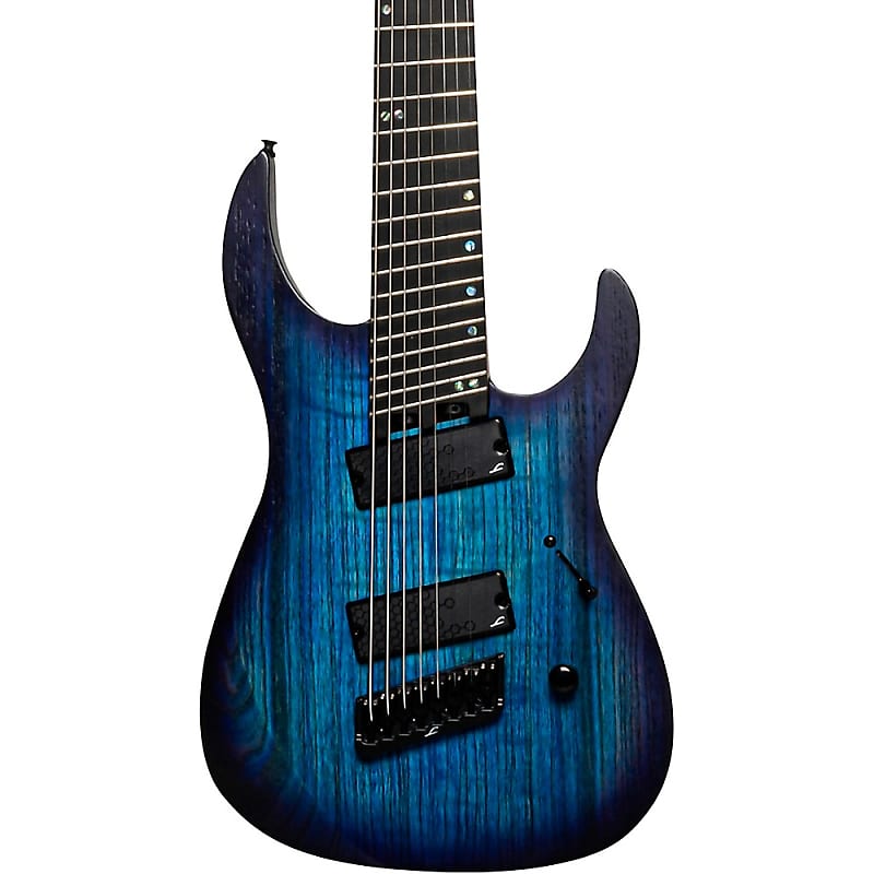 Legator N8FP 8 String Electric Guitar Cali Cobalt Reverb