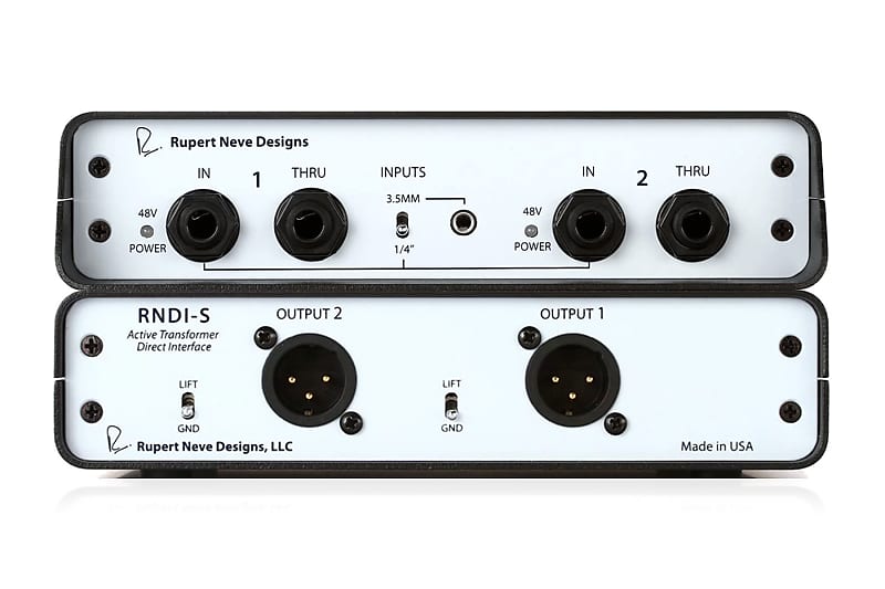 Rupert Neve Designs RNDI-S | Stereo Active Transformer DI | Pro