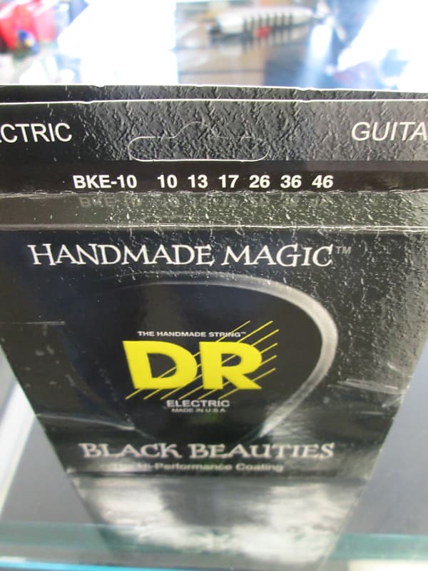 DR Black Beauties 10-46 Electric Guitar Strings | Reverb