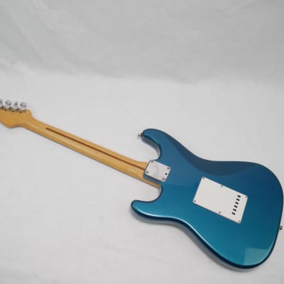 Fender American Standard Stratocaster Guitar 1998 USA Strat Aqua Marine Metallic 90's EMG Pickups image 8