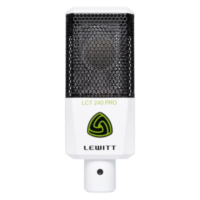 Lewitt LCT 240 PRO Cardioid Condenser Recording Studio Microphone, White image 1