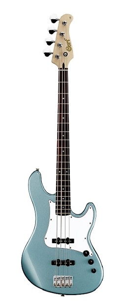 Cort  GB Series GB54JJ 4-String Electric Bass Guitar, Sea Foam Pearl Green image 1