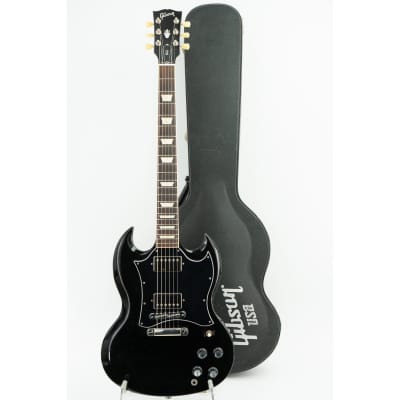 Used Gibson SG Standard Black with Hardshell Case - 2011 image 1