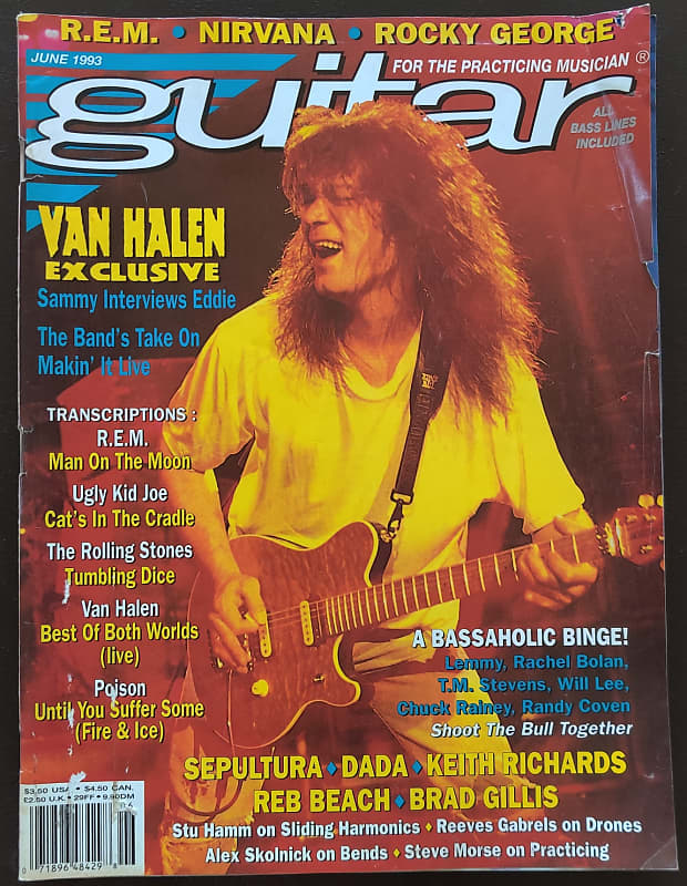 Guitar Magazine June 1993 EVH | Reverb