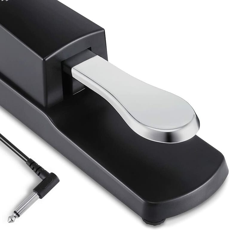 Piano Keyboard Pedal Universal Sustain Pedal Polarity Switch Reverb