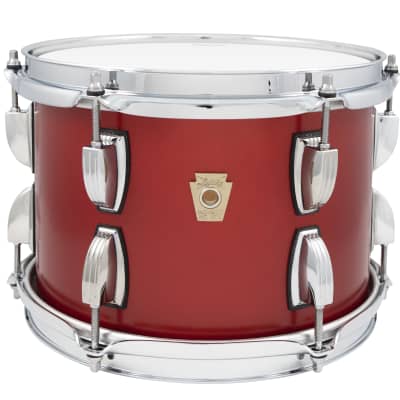 Ludwig Classic Maple Diablo Red Lacquer Downbeat Kit 14x20_8x12_14x14 3pc Drums Shell Pack Special Order Dealer image 3