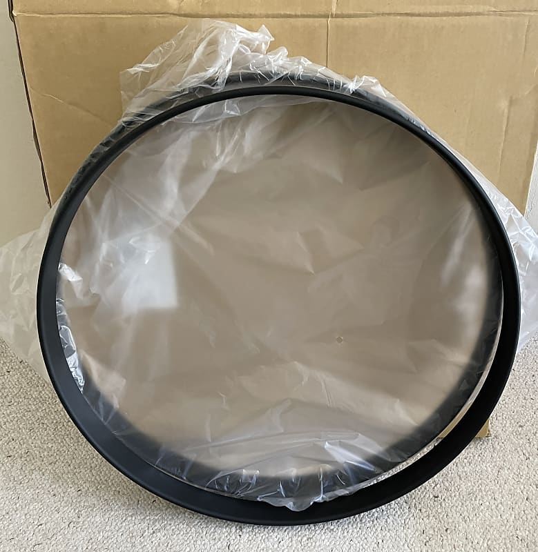 2 of DW Design DDLM0222BL Black Satin 22" Bass drum Hoops Reverb