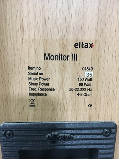 Par Parlantes Bookshelf Eltax Monitor III