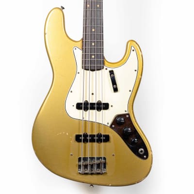 Fender 1964 Jazz Bass Shoreline Gold image 2