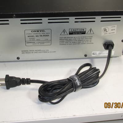Onkyo TA-R301 Single Well Solenoid Controlled Cassette Deck - Dolby B/C HX Pro (20hz - 19Khz Spec) image 15