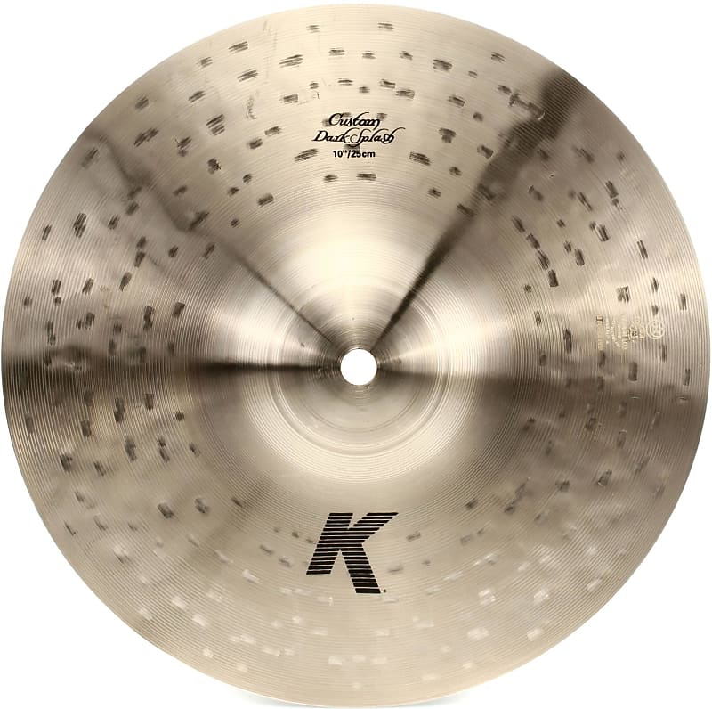 Zildjian 10 inch K Custom Dark Splash Cymbal (3-pack) Bundle image 1