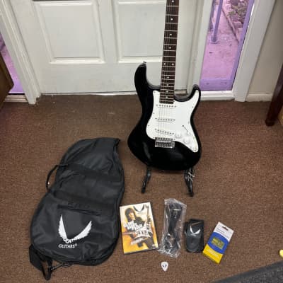 Dean Playmate Black Guitar Package w/ Gig Bag, Strap, CD, Cable, Tuner, and Picks Local Pickup for sale