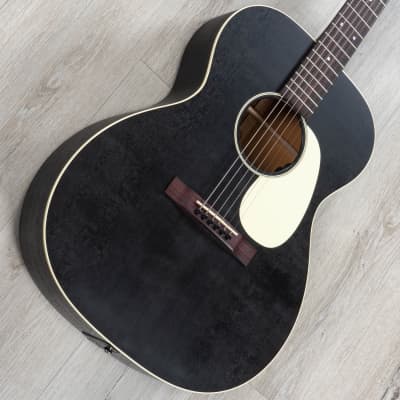 Martin 000-17E Acoustic Electric Guitar, Rosewood Fretboard, Black Smoke image 3